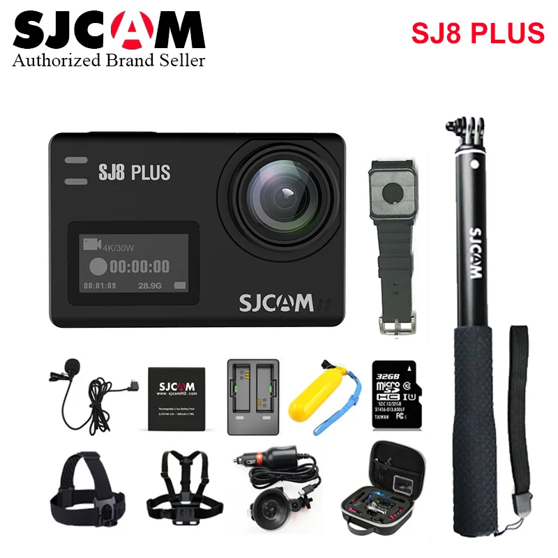 SJCAM SJ8PLUS экшн Камера спортивная SJ Подводная 4K Wifi гироскоп мини видеокамера 30FPS 12MP