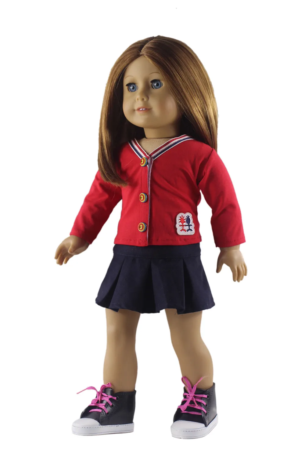 Кукольная одежда Топ + юбки для 18 &quotамериканская кукла повседневная | Игрушки и