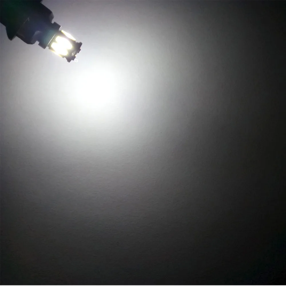 1х t10 w5w внутреннее светодиодное автомобильное освещение авто 7020 чип 10 SMD номерные