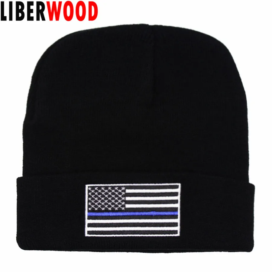 Лыжная Шапка LIBERWOOD тонкая синяя/красная леска для мужчин и женщин зимняя шапка с