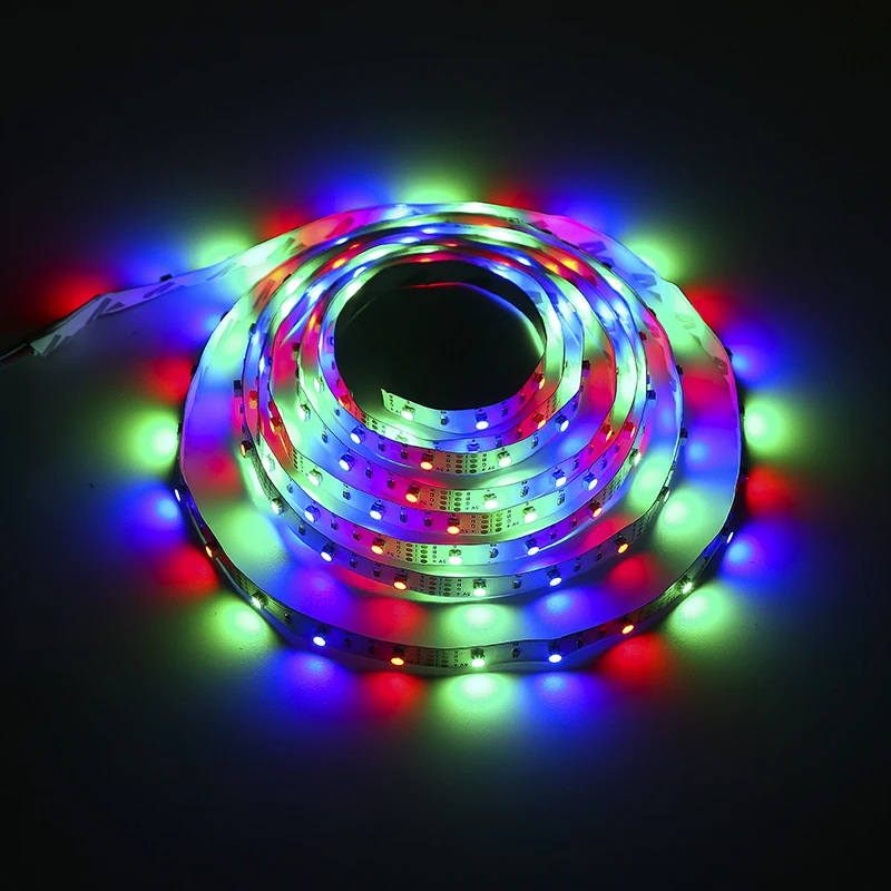 Cветодиодная лента DC 5 V USB SMD 3528 RGB Гибкий свет лампы светодиодные ТВ фонового освещения клейкая лента 50 см 1 м 2 м 3 м 4 м 5