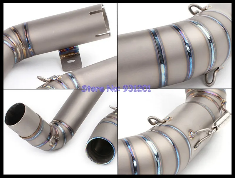 KTM Duke 125 200 390 Exhaust Muffler Middle Pipe Connect Mid Link Titanium Alloy for 51mm (2011-2016) | Автомобили и мотоциклы
