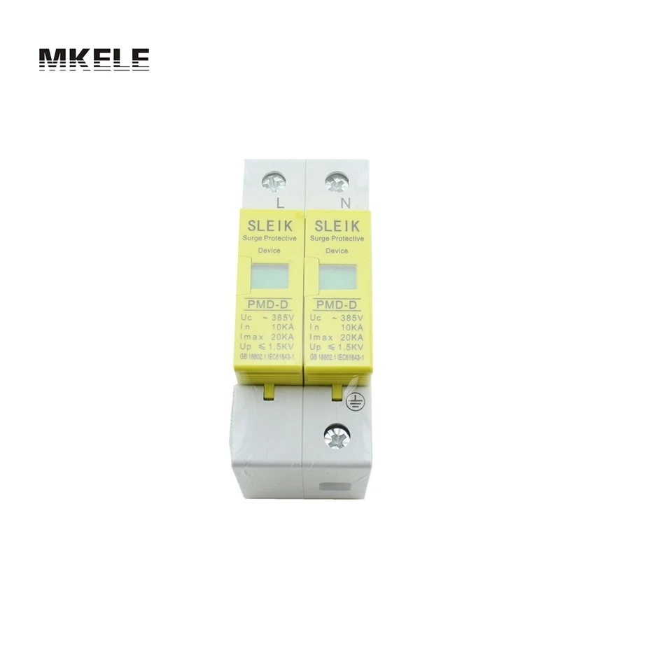 Защитное устройство от перенапряжения 385VAC SPD 1P + N 10KA ~ 20KA Din Rail House|device detector|device