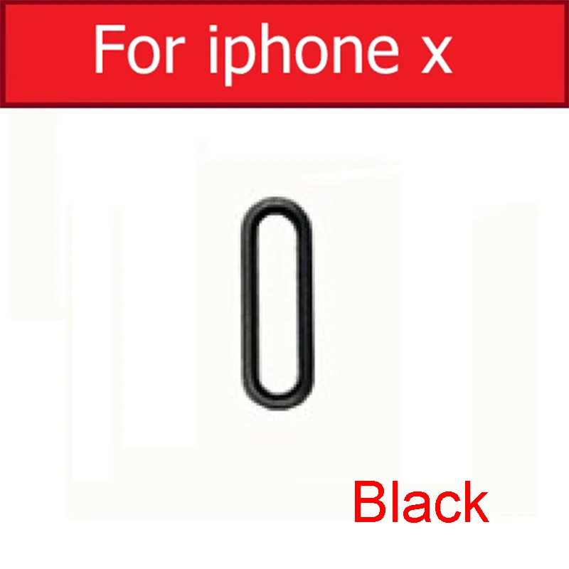 X Black Зарядное устройство USB разъем порт металлическая подставка удерживающее кольцо для iPhone X 7 8 Plus зарядный разъем док-станция браслет металлическое кольцо запчасти - Цвет: X Black