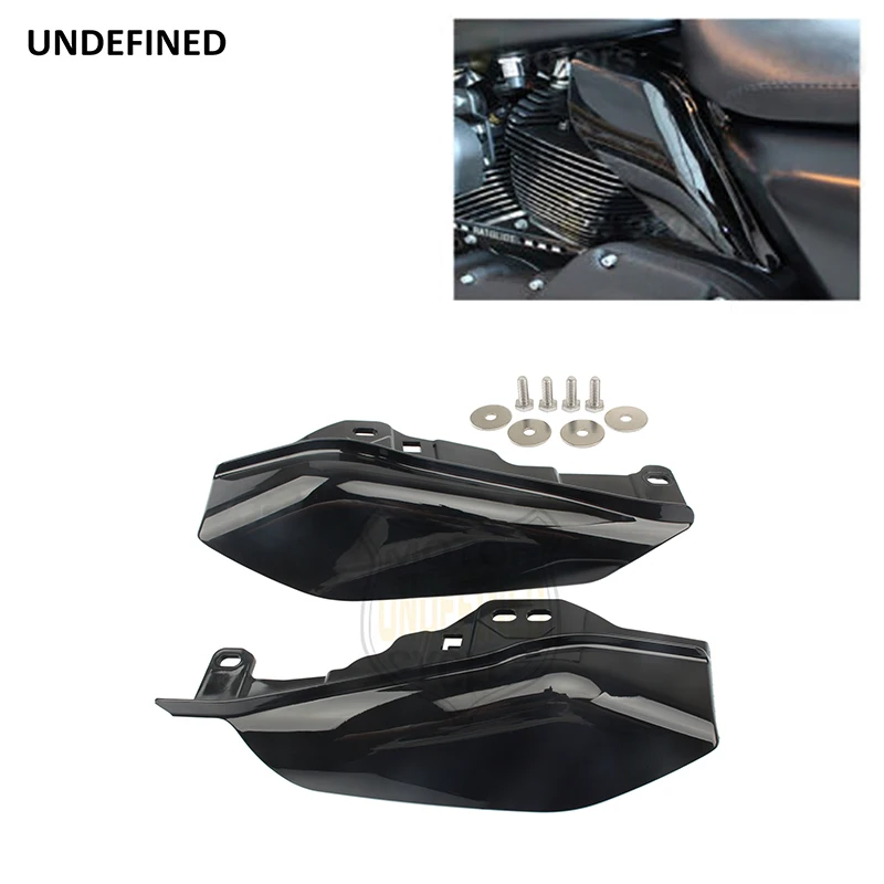 

UNDEFINED Motorcycle Mid-Frame Air Deflector Heat Shield for Harley Touring Electra Road Street Glide Classic CVO 2017-2019 2020