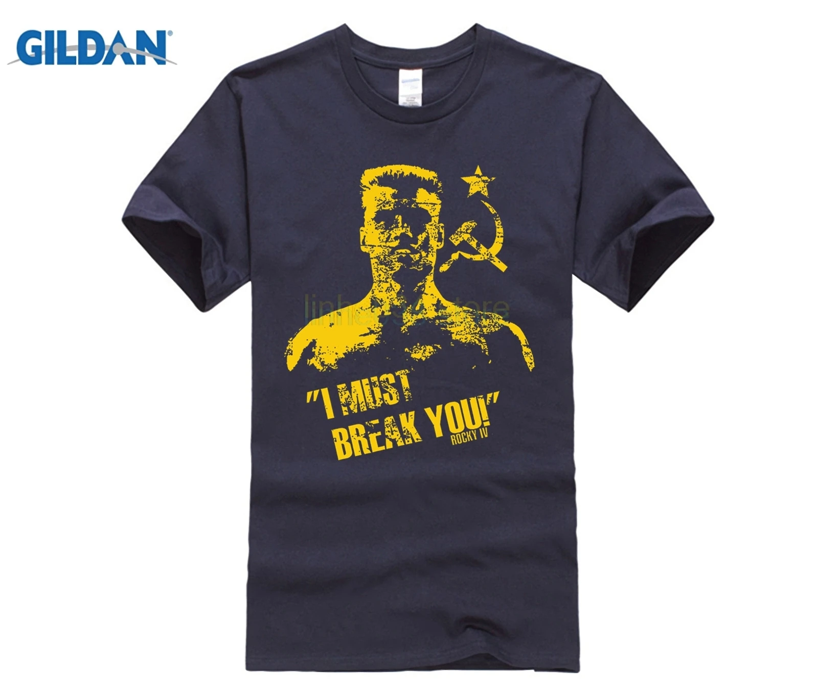 New cotton T-shirt men's round neck short-sleeved casual I Must Break You Drago Shirt |