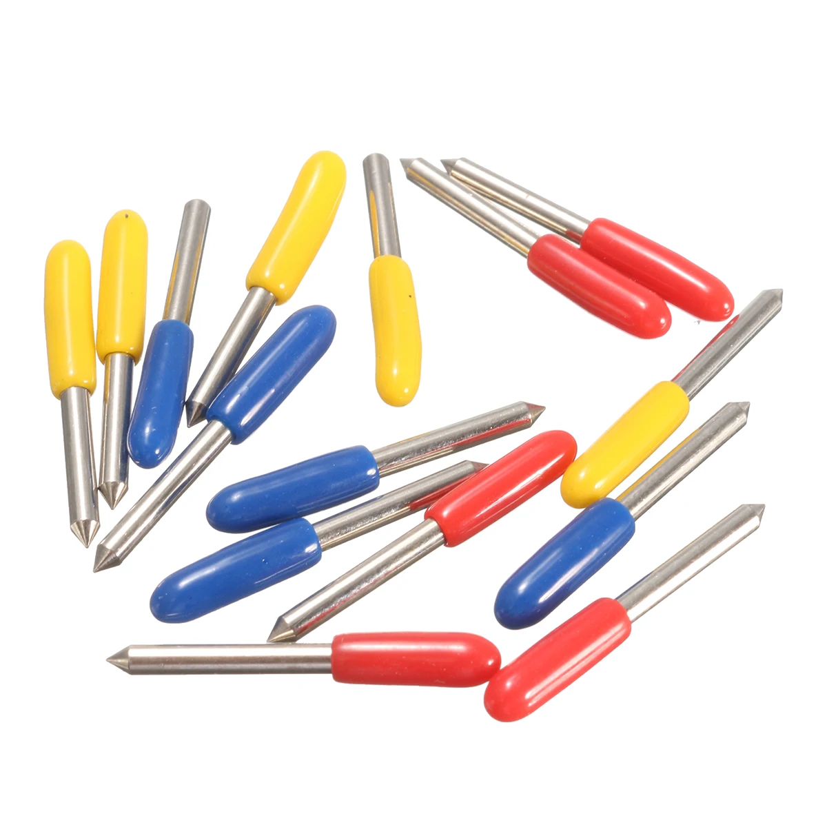 15 Шт. 30/45/60 Градусов Режущий Плоттер Лезвия для Roland Винил Резак Стали Вольфрама