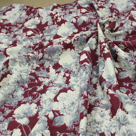 50x140cm мягкий лен хлопок ткань красный батик печать ткани ручной работы для шитья