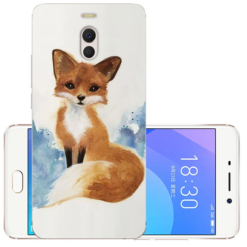 Fanatu ТПУ Meizu M6 Note M721H силиконовый чехол для телефона 5," Meizu M6 Note Мягкий защитный чехол для задней панели m 6note чехол с изображением цветов - Цвет: QHL