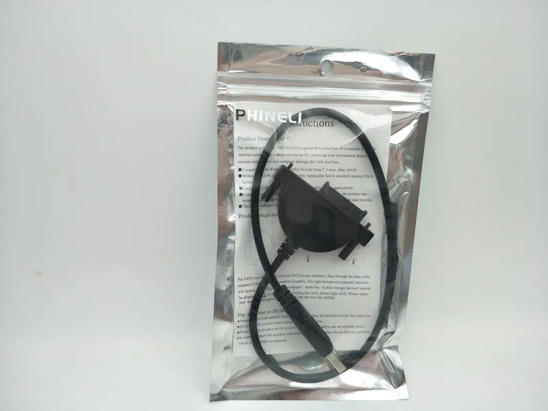 USB 2 0 для SATA 7 + 6 13Pin адаптер кабель ноутбука CD/DVD/Blu-Ray оптический привод | Компьютеры