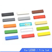compatible with legoo tile 1x4 parts building blocks military diy figuree plastic construction toys for kids early learning 100p
