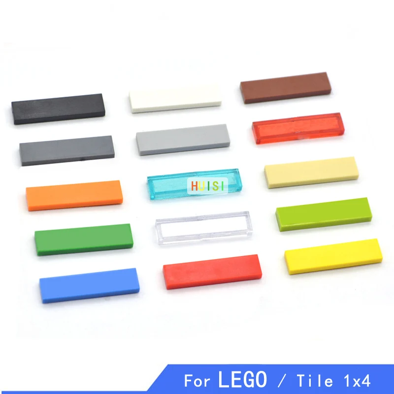 Конструктор детский совместимый с LEGOo Tile 1x4 пластиковые строительные блоки