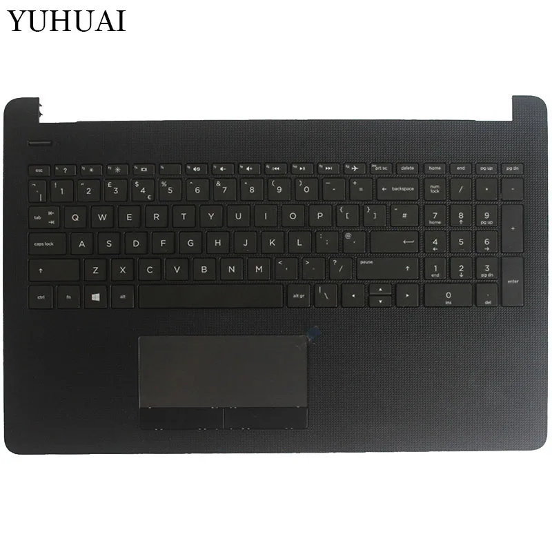 Клавиатура для ноутбука HP 250 G6 255 256 258 TPN-C129 TPN-C130 с упором рук без сенсорного экрана