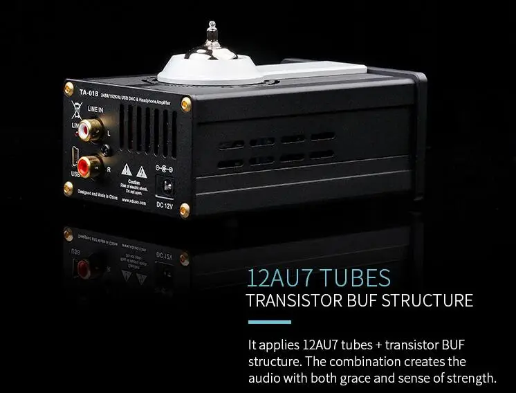 XDUOO TA 01B высокопроизводительный USB DAC ламповый усилитель для наушников с двумя