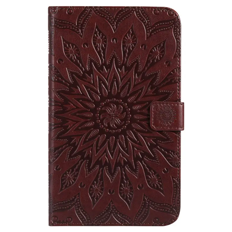 Brown Модный чехол-накладка для samsung Galaxy Tab A A6 7,0 T280 T285 SM-T285 7,", Чехол Smart Cover Funda, кожаный чехол-подставка для планшета - Цвет: Brown