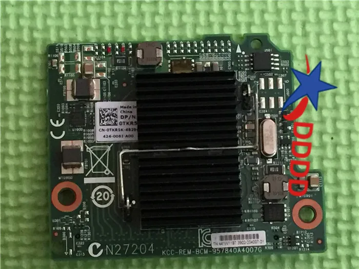 Оригинал для Dell Broadcom 57840S K четыре порта 10 ГБ дочерняя карта Blade 0TKR5K CN TKR5K BCM957840A007G