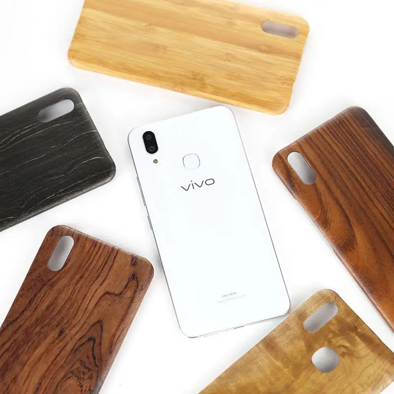 Плетеный абажур из натурального дерева телефон крышка для Vivo X21 VIVOX21 чехол Emmenopterys, бамбук, палисандр