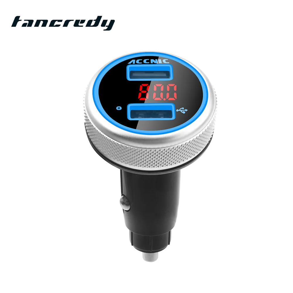 Автомобильный MP3-плеер Bluetooth двойной USB быстрое автомобильное зарядное