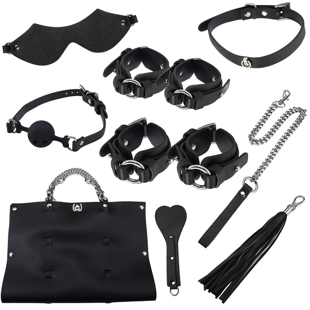 Секс Связывание ограничители порно секс наручники зажим кнут рот кляп секс маска Анальная пробка БДСМ бондаж Набор Сексуальное белье игрушки для взрослых