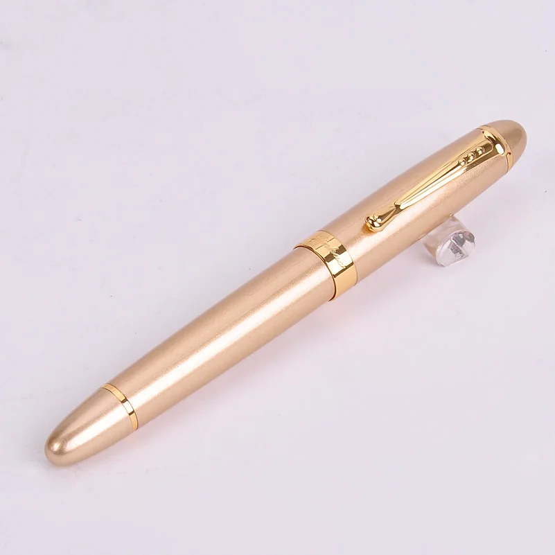 Gold Высокое качество Золотой зажим 22 цвета на выбор JINHAO 450 металл/роликовый шар/шариковая ручка школьные принадлежности канцелярские принадлежности - Цвет: Gold