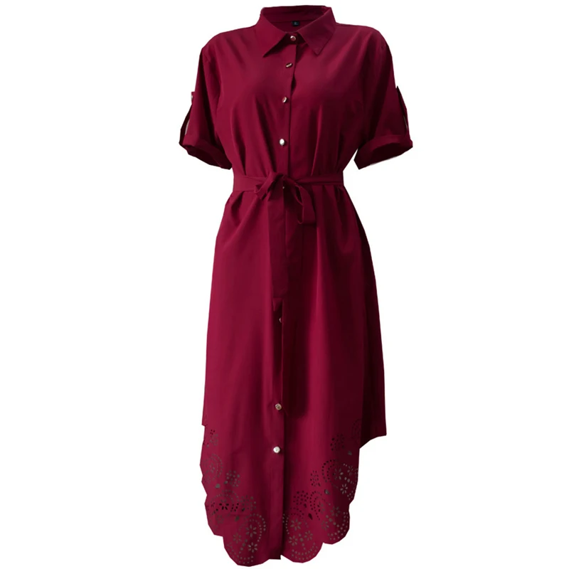 Большие размеры 5XL Blusas Mujer De Moda Лето Красный abaya Дубай кимоно длинный кардиган Женские топы и блузки рубашки одежда