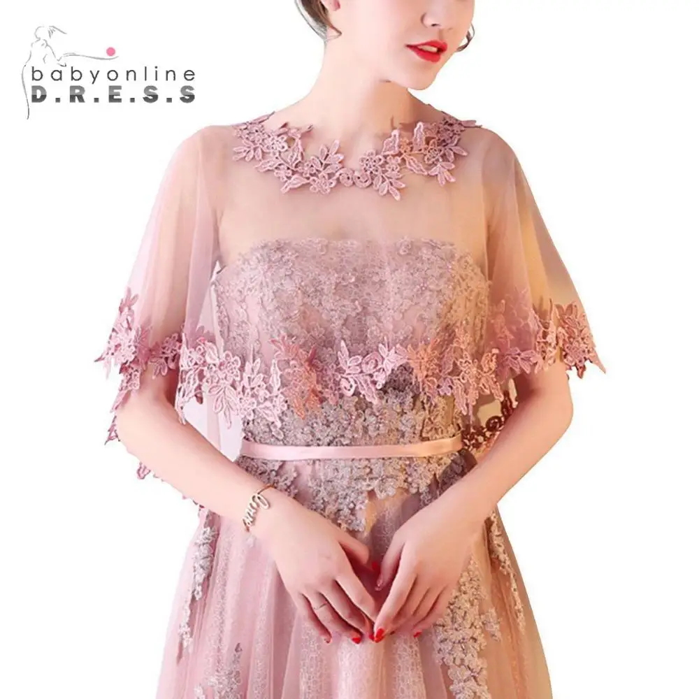 dusty pink Разноцветное кружевное болеро, накидка s, женская свадебная накидка, кружевная Женская шаль, вечерние накидки, короткая свадебная накидка, свадебные аксессуары - Цвет: dusty pink