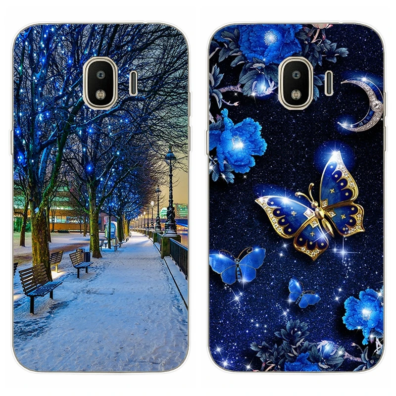 Силиконовый чехол для samsung Galaxy J2 J2 pro J250F милый мягкий чехол с принтом для samsung J 2 Pro J250F Чехлы бамперы