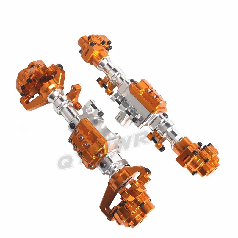 QYWWRC TRX4 алюминиевый корпус передней и задней портальной оси для 1/10 RC Crawler Car Traxxas TRX 4