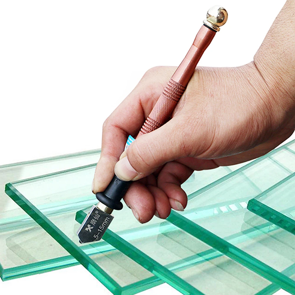 High Quality Glass Cutter Diamond For Mirror Ceramic Tile Cutting Professional Alloy Cutting Wheel Head 5-15mm Glass Knife Tools