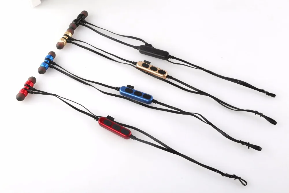 SMILYOU T8 Металлическая магнитная bluetooth гарнитура 4 2 Спортивная Беспроводная с