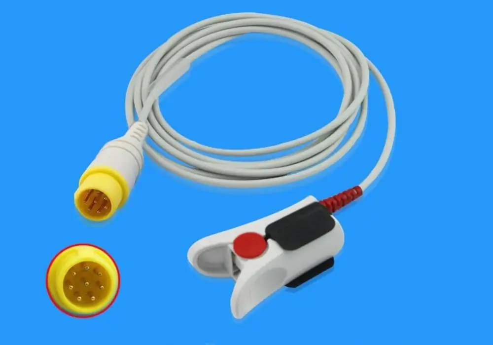 8Pin MEK (CSI Module) MIS3AH-1 MP1000NT Adult pediatric soft tip SpO2 adult Pediatric Finger Clip spo2 neonate wrap 9ft 3M |