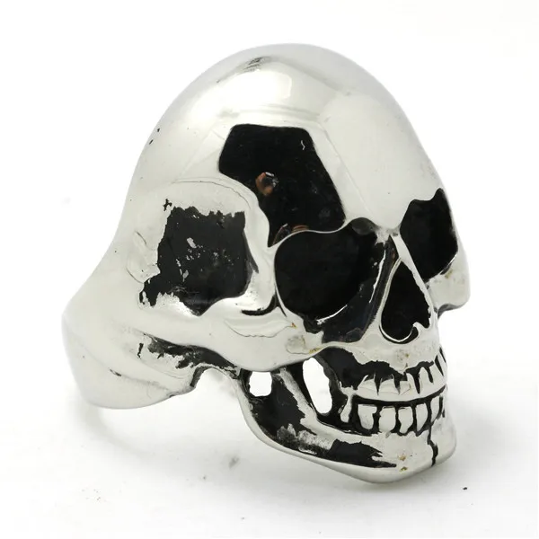 Бесплатная доставка серебристое мужское мотоциклетное кольцо в европейском и