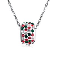 qfdz127 titanium short necklaces fully jewelled necklaces pendants women trendy bead pendant gioielli collier femme 2018