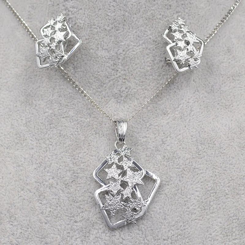 Ювелирные изделия Sunny Jewelry модные ювелирные 2021 комплекты для женщин колье серьги
