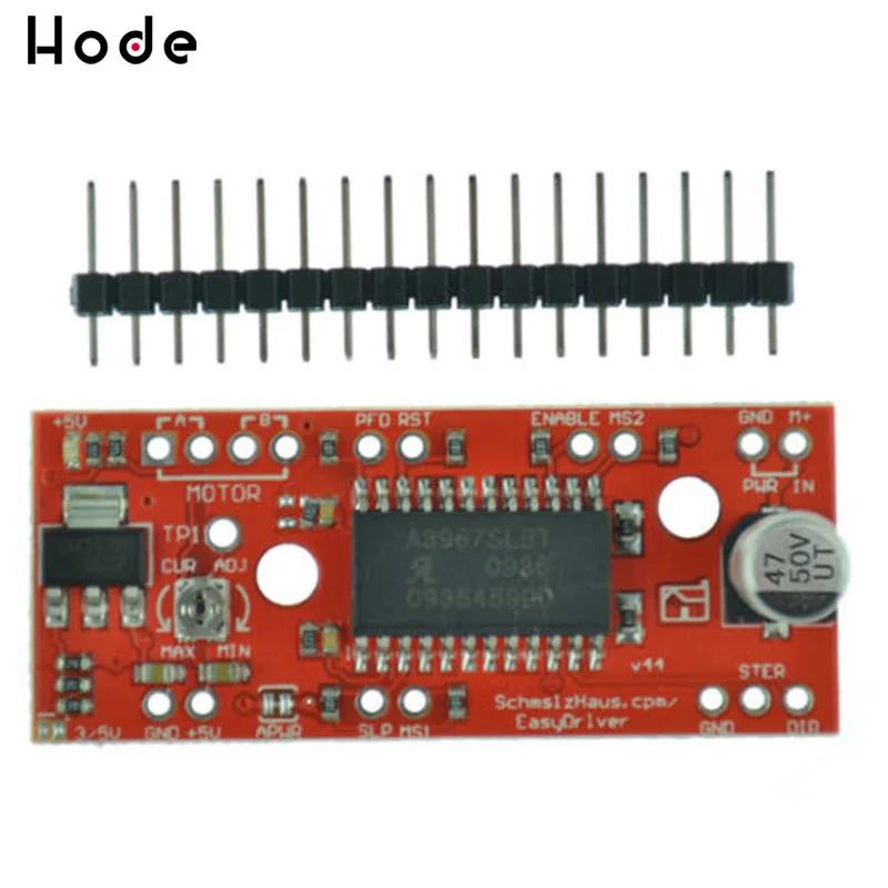 A3967 шаговый двигатель EasyDriver Motor Driver V44 макетная плата для 3D-принтера модуль |