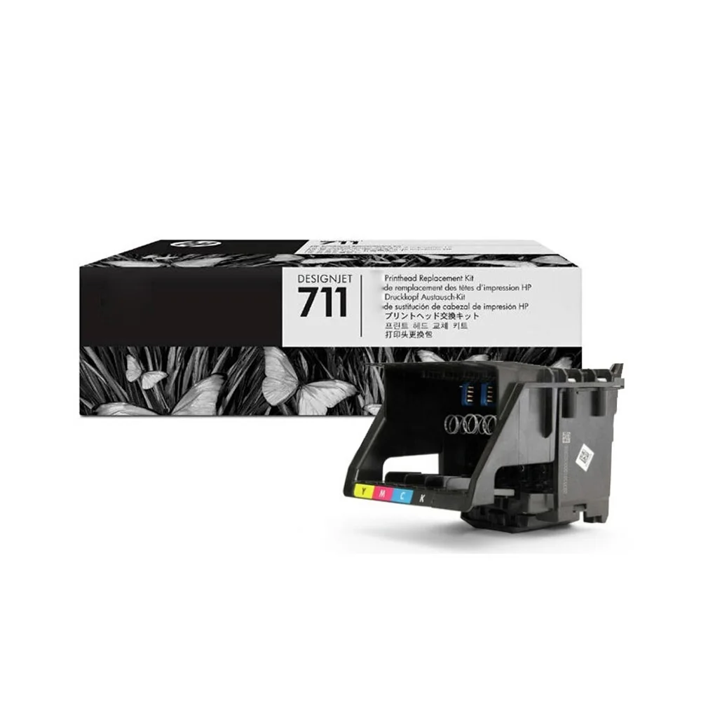 711 печатающая головка Печатающая головка для HP T520 T120 принтер с 1 комплект чернильный картридж