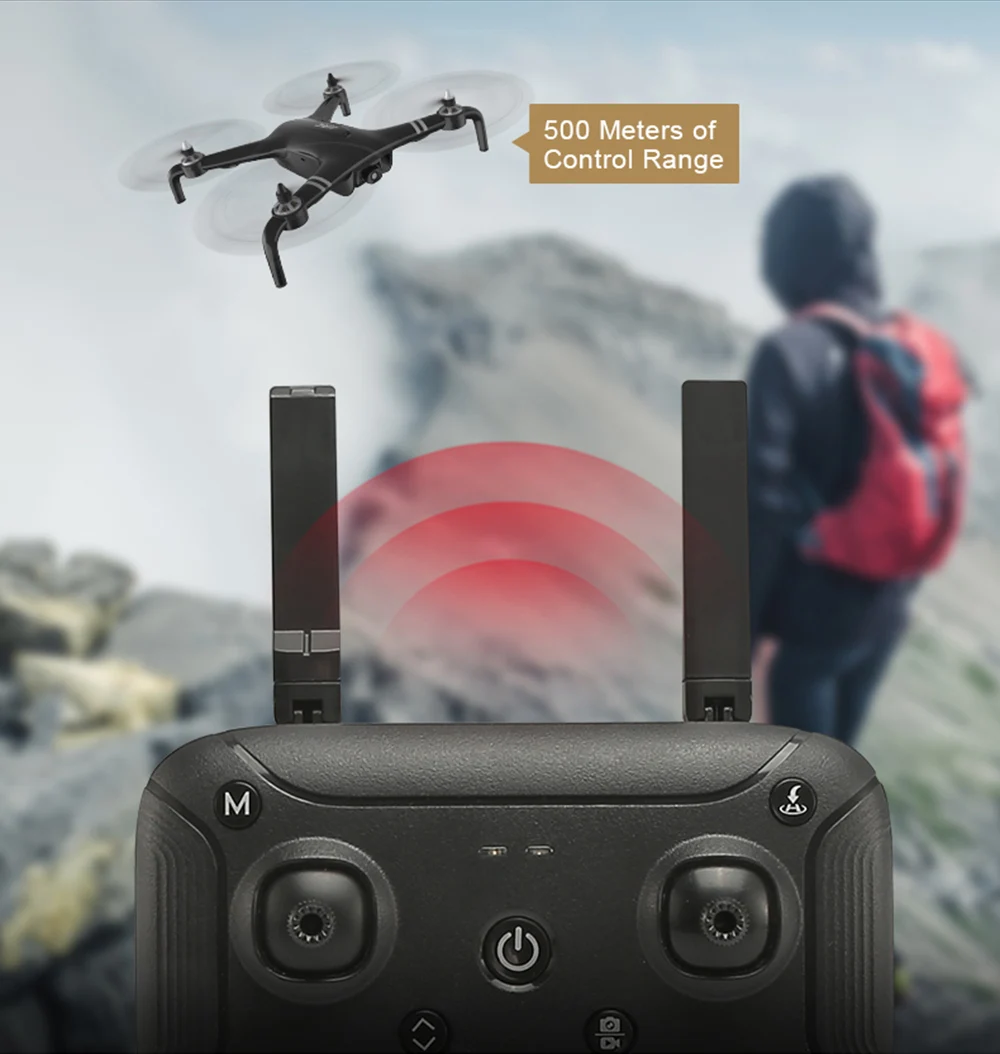 JJRC X7 RC Дрон FPV Смарт Умный Двойной GPS 5G WiFi 1080P Бесщеточный RTF В подвешенном полете 23мин Квадрокоптер С точкой зависания и маршрутом 3 батареи