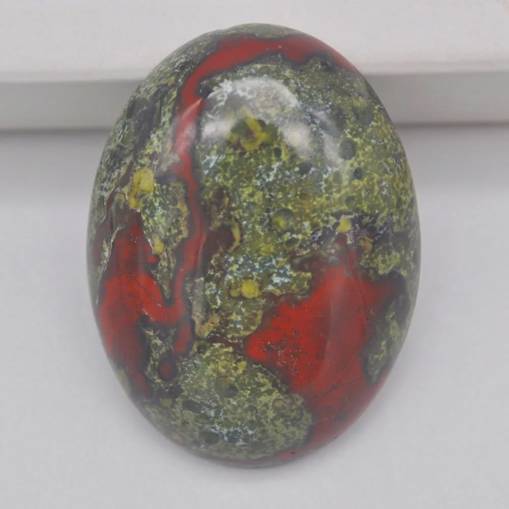 Dragon Blood Stone 40x30 мм Опал/кварц/Родонит/тигровый глаз/содалит/Лапис/камень/Песчаник/авантюрин/камень Сердолик Овальный шарик кабошон кабина драгоценный камень 1 шт - Цвет: Dragon Blood Stone