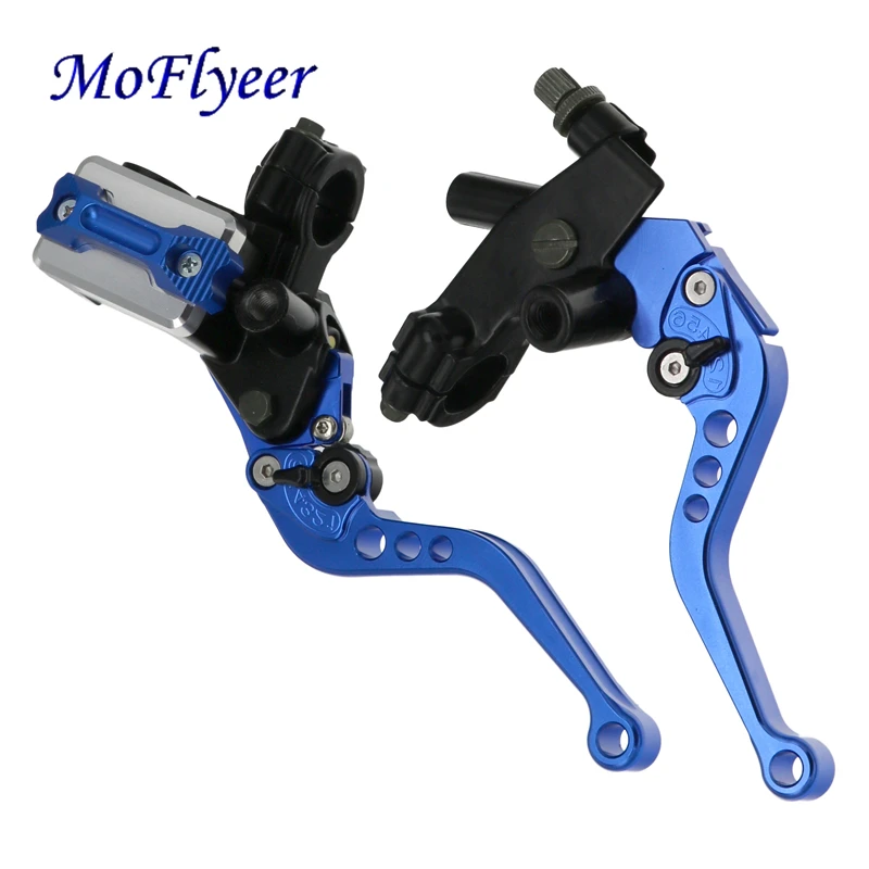 

MotoFlyeer 1 Pair Universal Motorcycle 7/8" 22mm Brake Master Cylinder Clutch Reservoir Levers
