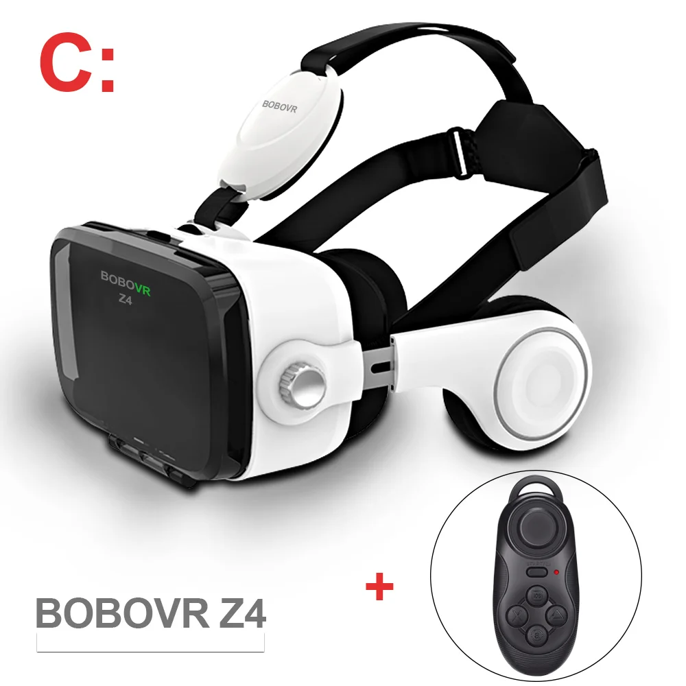 Bobovr Z4 VR Box 3D очки Виртуальная реальность мини Google Cardboard шлем VR очки гарнитуры BOBO VR для 4-6 дюймов мобильного телефона - Цвет: C