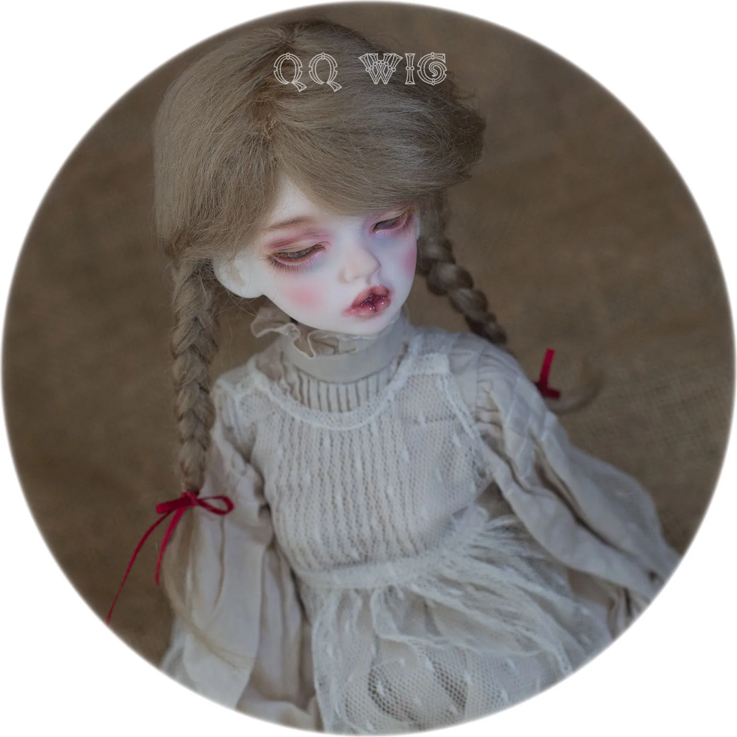 Бесплатная доставка 2017 новое поступление 1/4 1/6 Bjd парик Msd Sd Yosd милые
