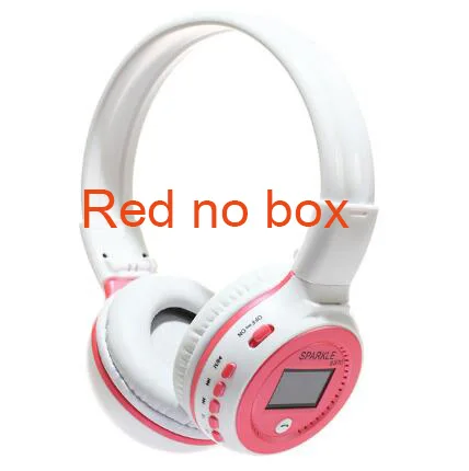 Red no box ZEALOT B570, Bluetooth гарнитура с глубоким басом, FM радио, Hi-Fi, шумоподавление, беспроводные стерео музыкальные наушники с микрофоном, светодиодный экран - Цвет: Red no box