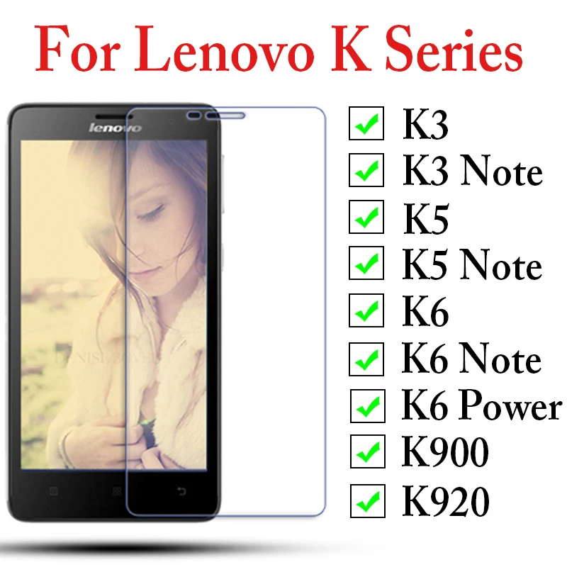 Для lenovo k6 power glass для k5 защита экрана k3 k 5 6 note k900 k920 plus Закаленное стекло Защитная