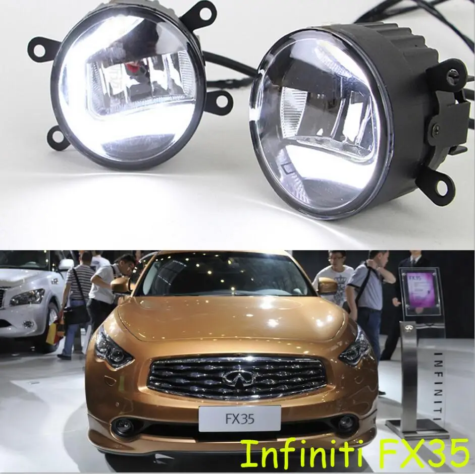 Автомобильный бампер лампы для фар автомобиля Infiniti FX35 дневной свет светодиодный