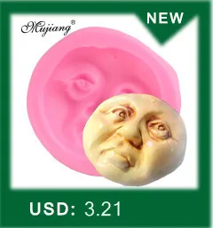 Mujiang 3D единорог рога силиконовая форма DIY Детские вечерние помадка торт украшения инструменты выпечка кекса Конфеты шоколадная мастика плесень