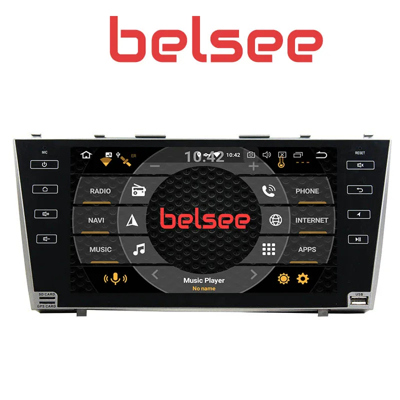 Belsee " ips экран PX5 4 ГБ Android 8,0 головное устройство стерео радио мультимедиа gps навигация для Toyota Camry 2008 2009 2010 2011