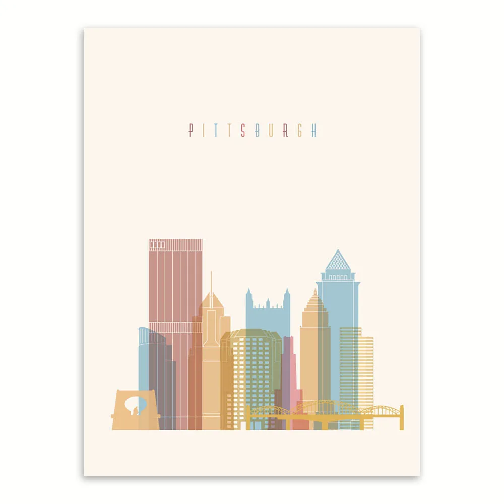 Современные абстрактные постеры мира города Парижа Лондона принты большая