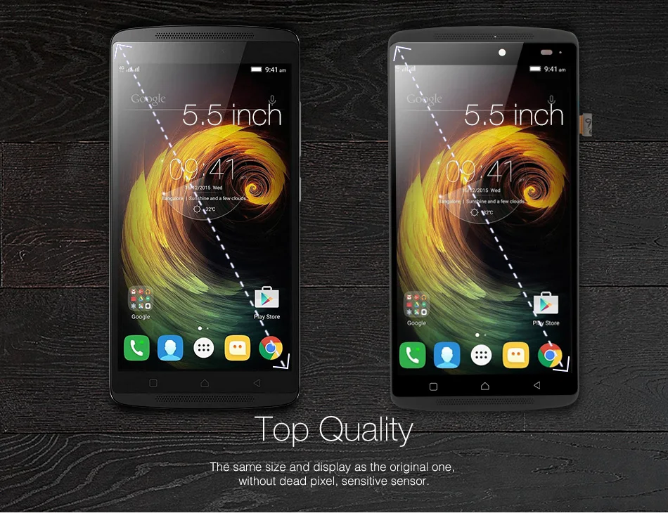 Для lenovo Vibe K4 Note ЖК-дисплей+ рамка сенсорный экран для lenovo A7010a48 A7010 X3 Lite ЖК-дигитайзер Запасные части