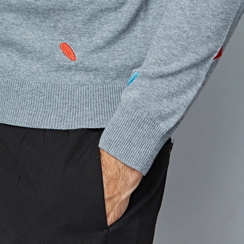 Горячая Распродажа 2017 зимний свитер Мужская брендовая одежда Cutton модные