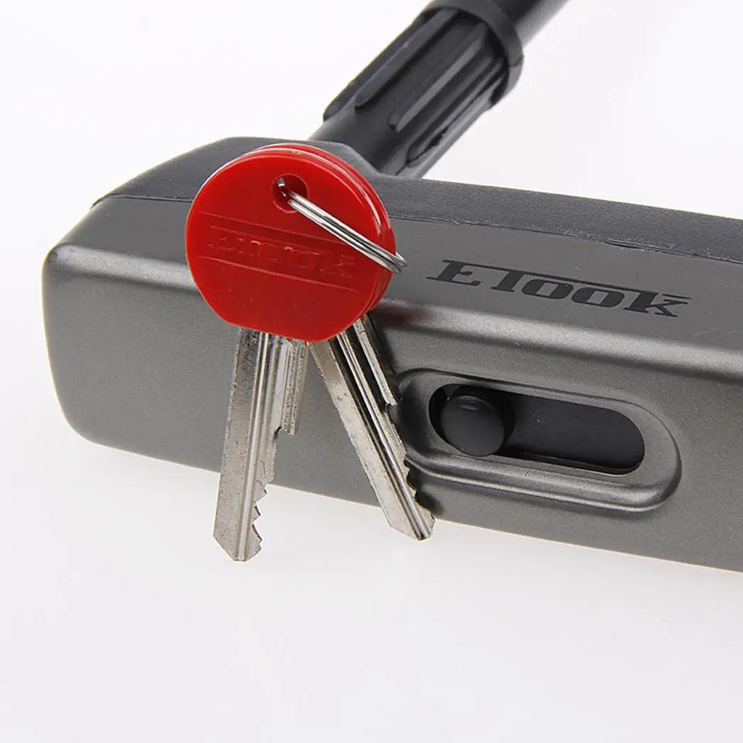 U образный Противоугонный замок для горного велосипеда Черный мотоцикл горный